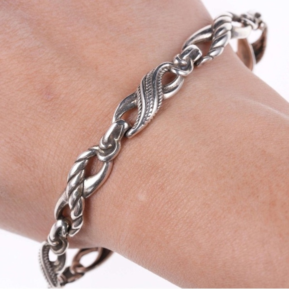Carolyn Pollack Link Bracelet in Sterling Silver